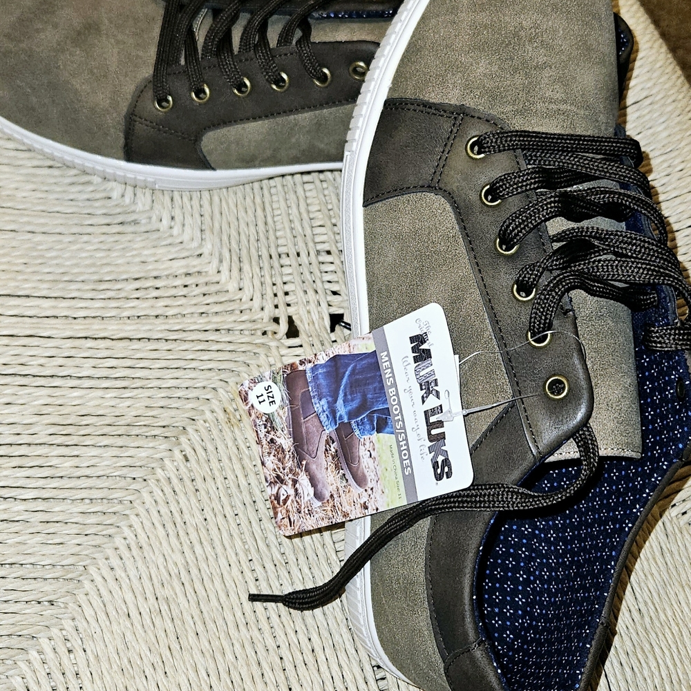 MUK LUKS Men's Gray Casual Shoes